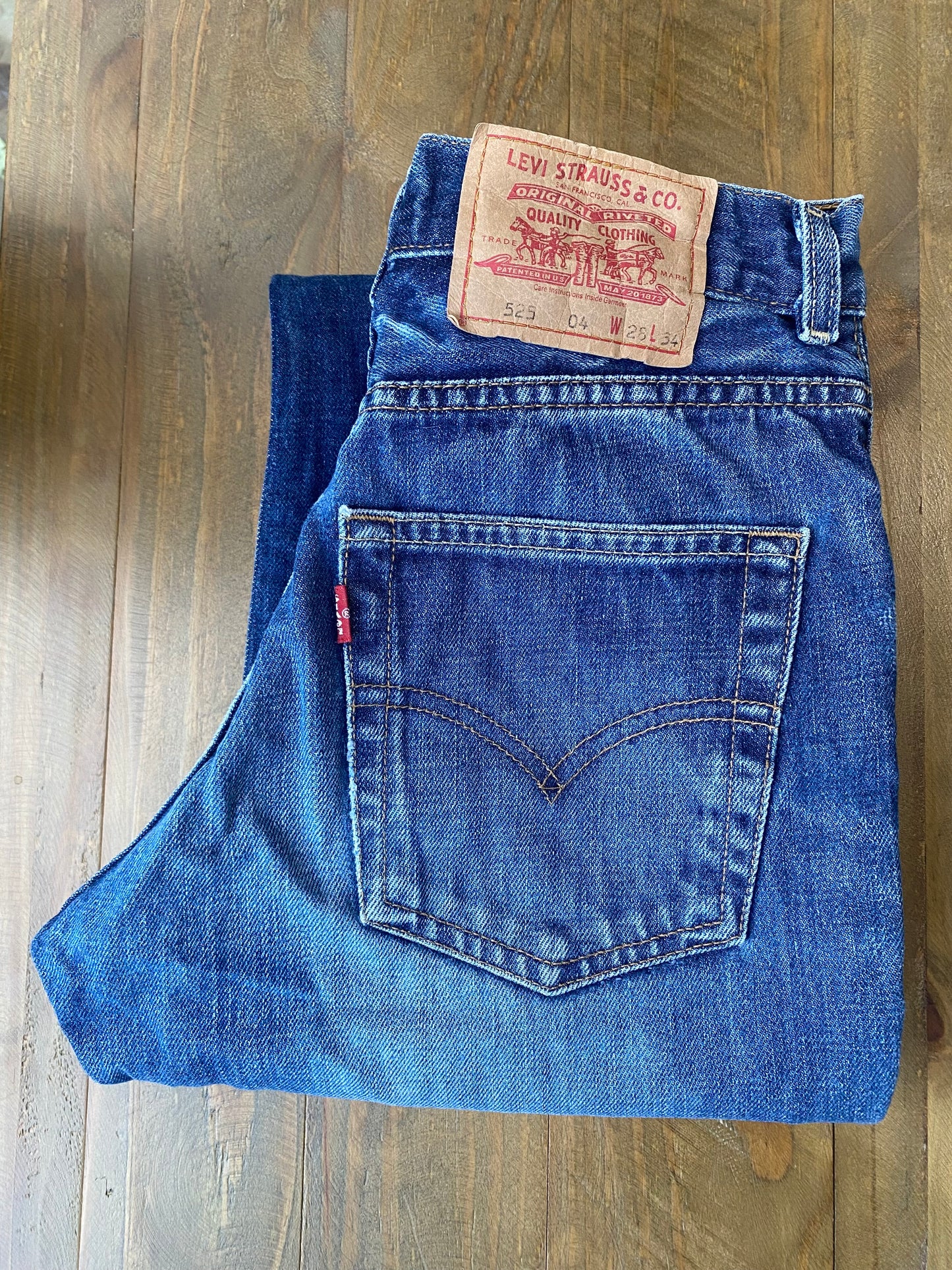 Vintage Blue 525 Flare 28/32