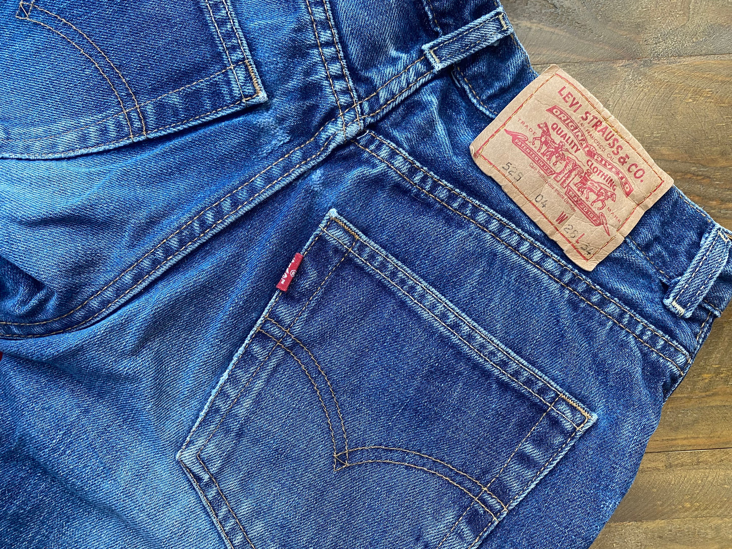 Vintage Blue 525 Flare 28/32