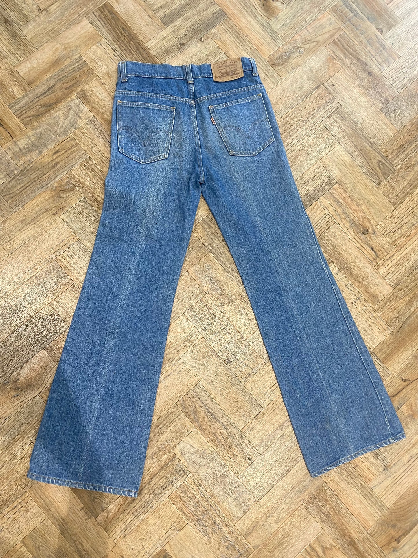 Vintage Blue Bellbottom Jean 29/31